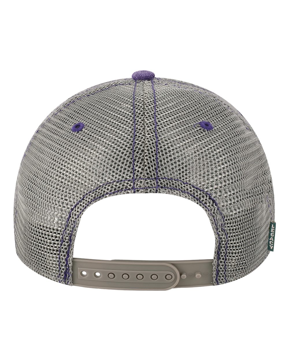 Front View of Purple/ Grey Dashboard Trucker Cap - DTA