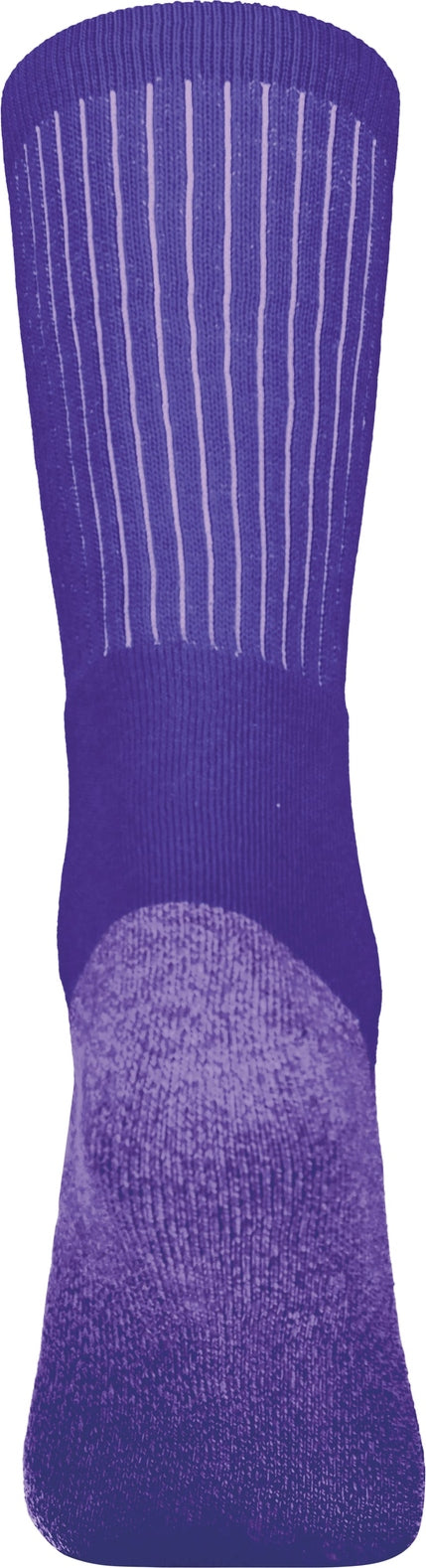 Rear View of PURPLE (HLW) TONAL CREW SOCK