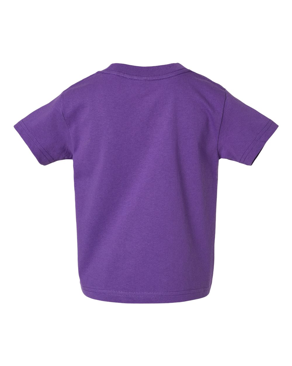 Front View of Purple Juvy Youth Short Sleeve T-Shirt - 3301J