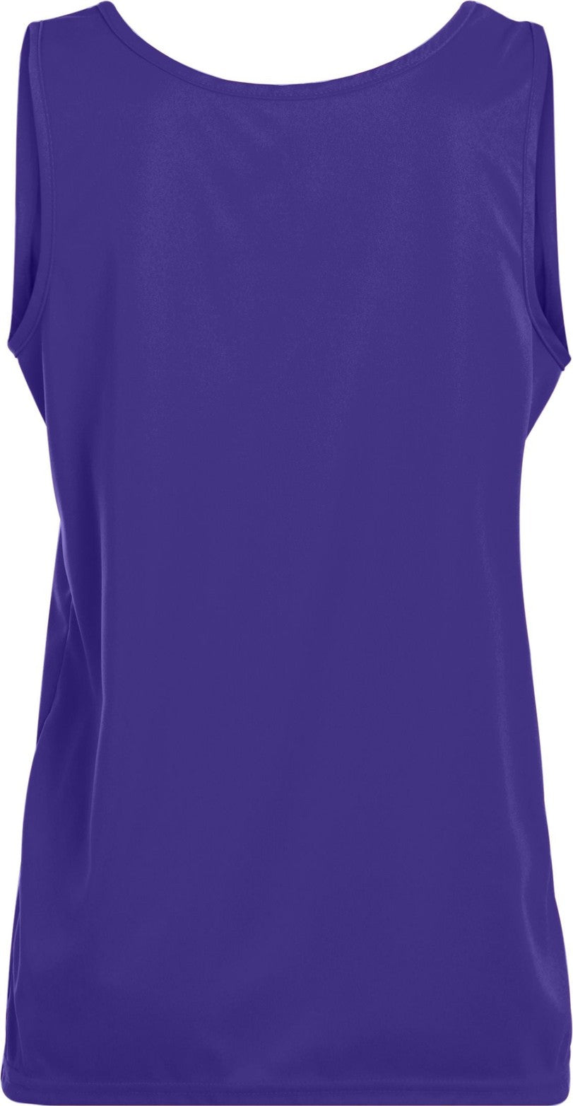 Rear View of PURPLE LADIES TRAINING TANK