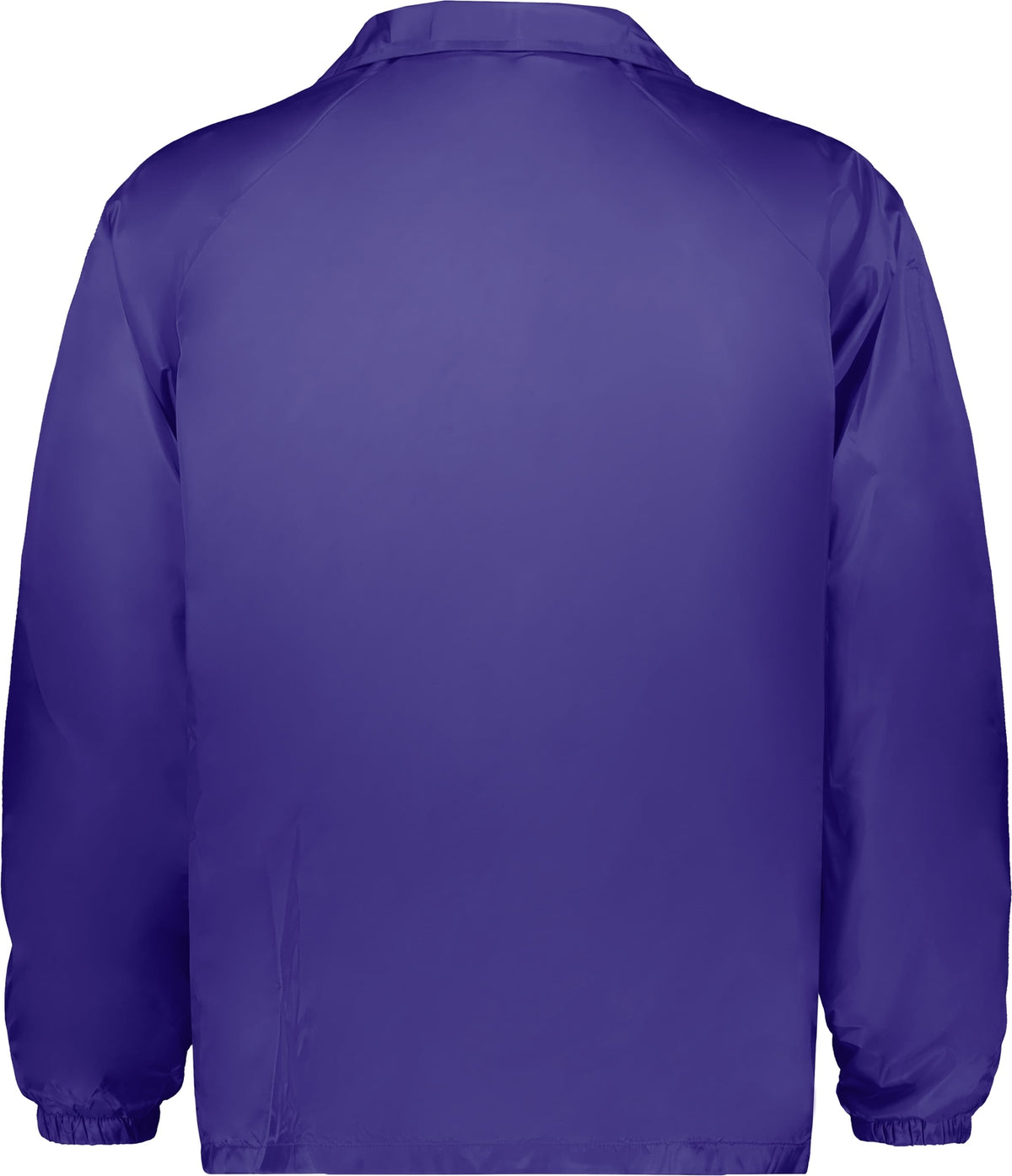 Rear View of PURPLE NYLON COACH S JACKET/LINED