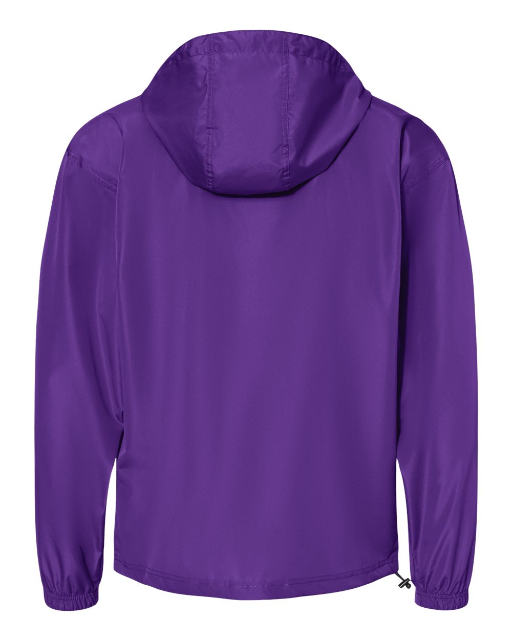 Front View of Purple Packable Anorak Jacket - CO200