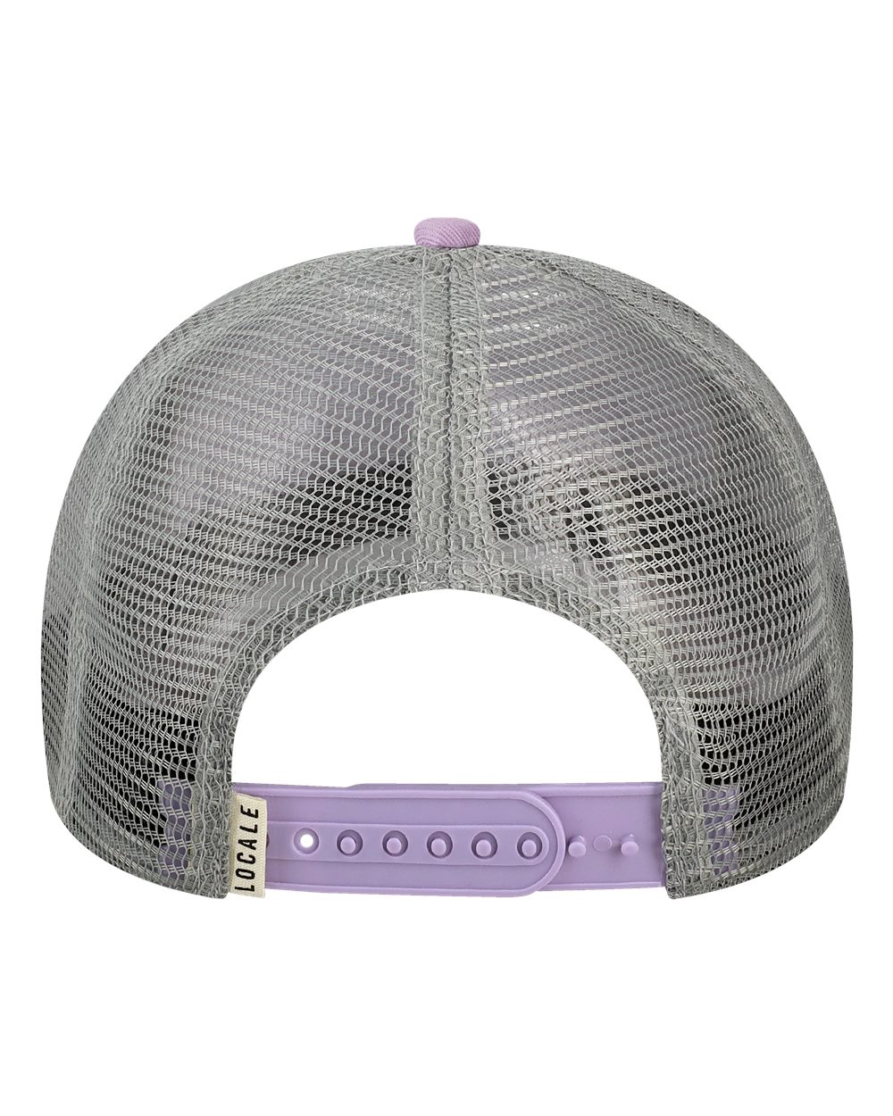 Rear View of Purple Ranges/ Lavendar Sophia G Trucker Cap - 5PTKR