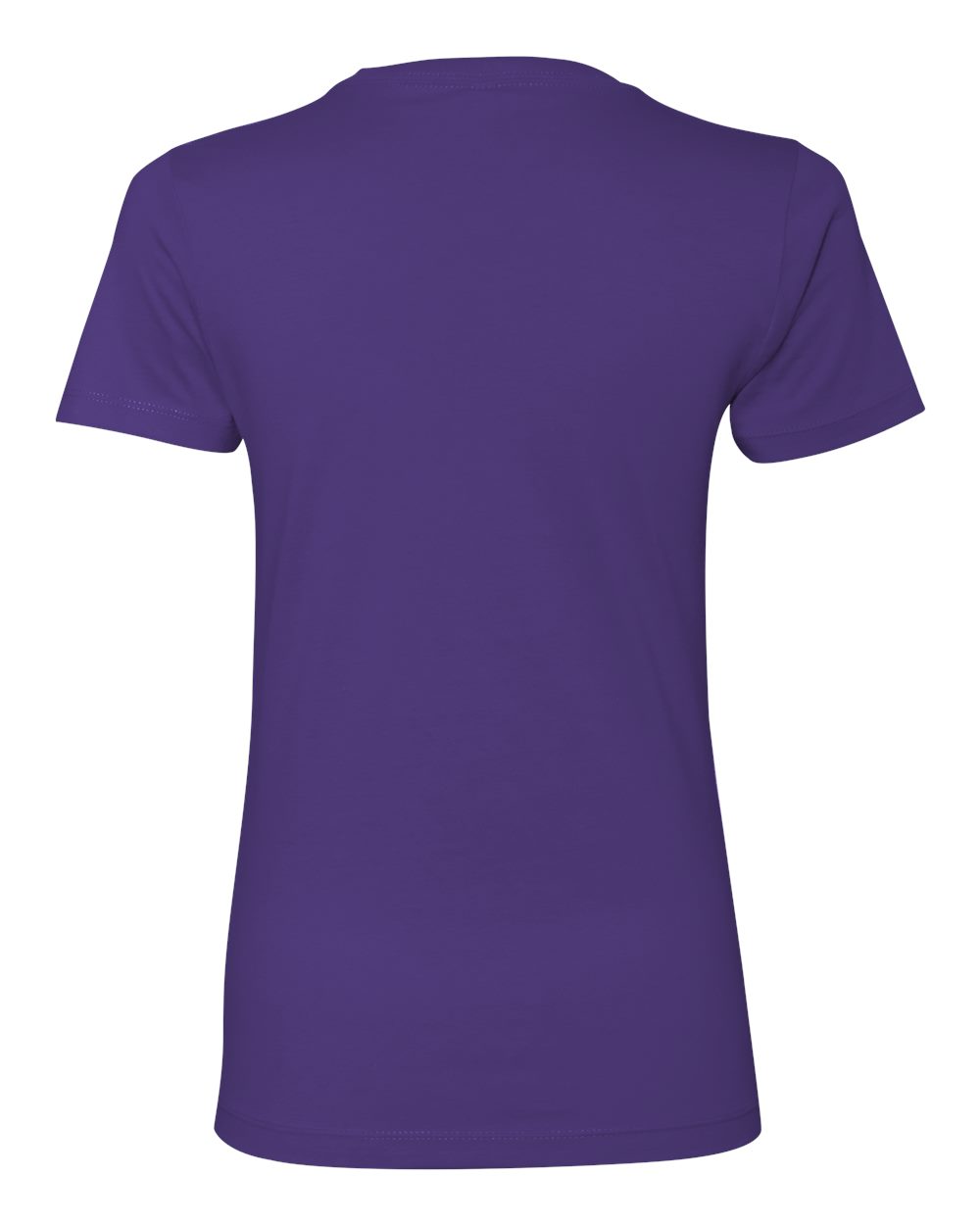 Rear View of Purple Rush Women’s Cotton T-Shirt - 3900