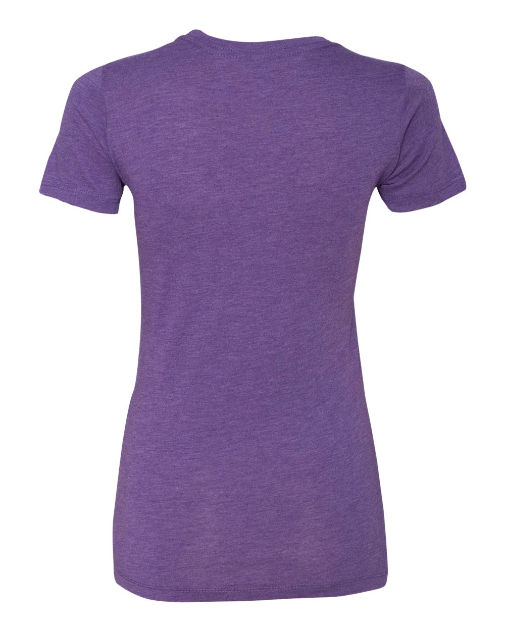 Rear View of Purple Rush Women’s Triblend T-Shirt - 6710