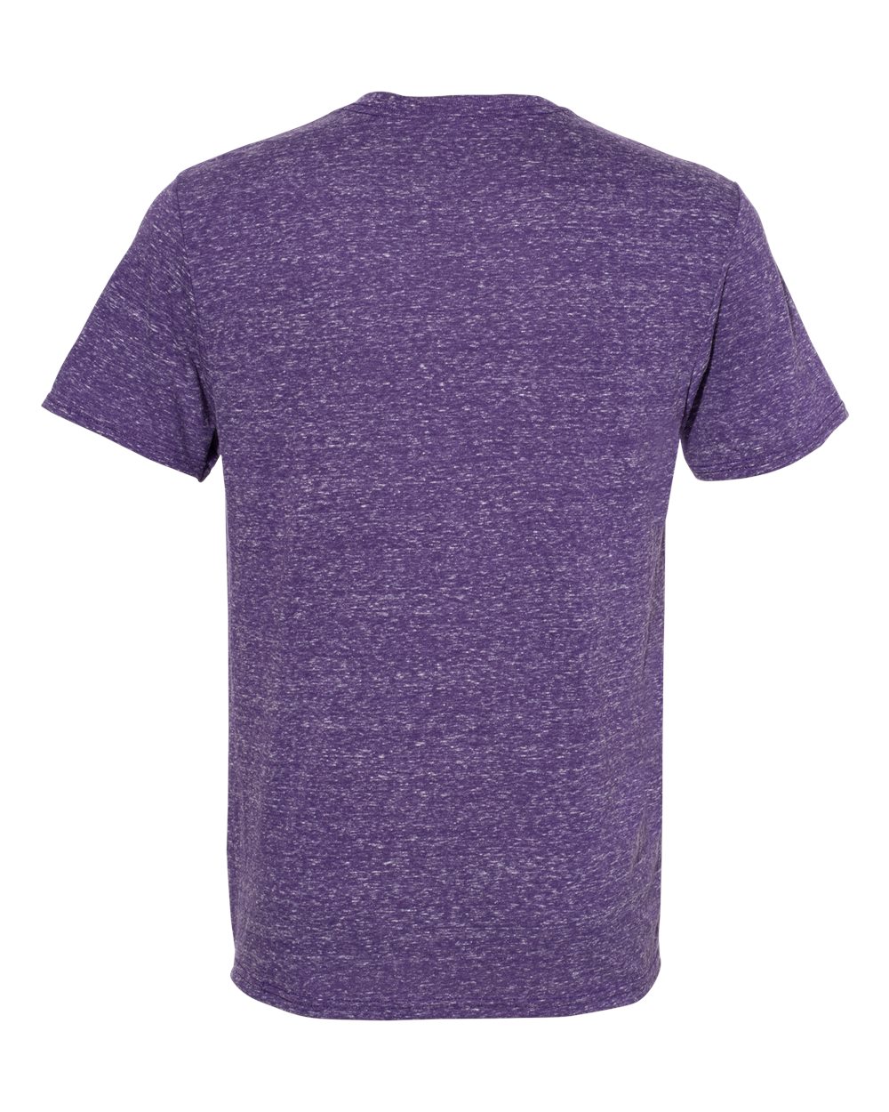 Front View of Purple Snow Heather Jersey T-Shirt - 88MR