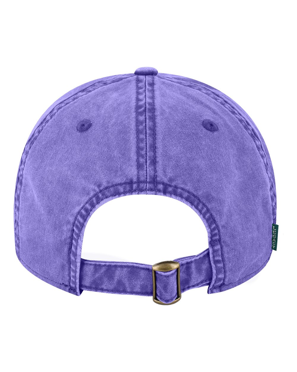 Front View of Purple Terra Twill Cap - TTA