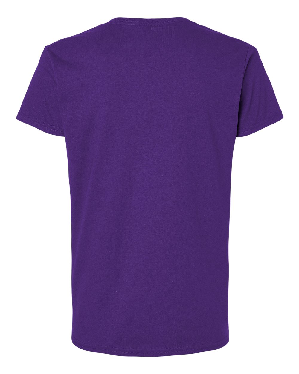 Front View of Purple Ultra Cotton® Women’s T-Shirt - 2000L