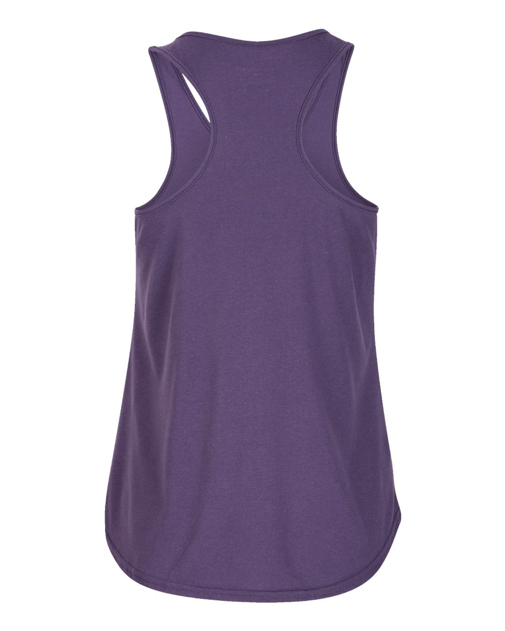 Front View of Purple Women's Essential Racerback Tank Top - BW2502