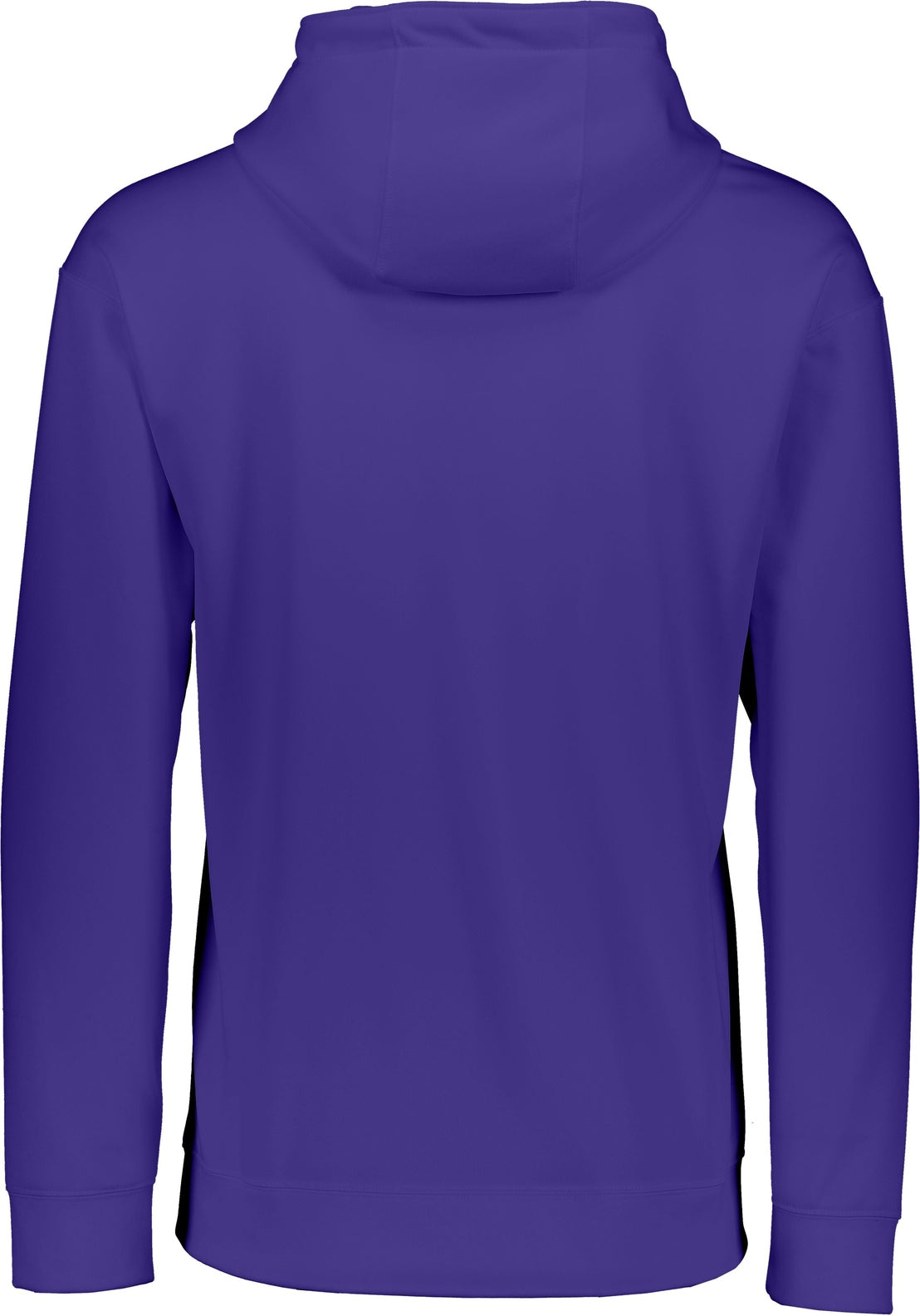 Rear View of PURPLE YTH WCKNG FLCE HOOD SWEATSHIRT