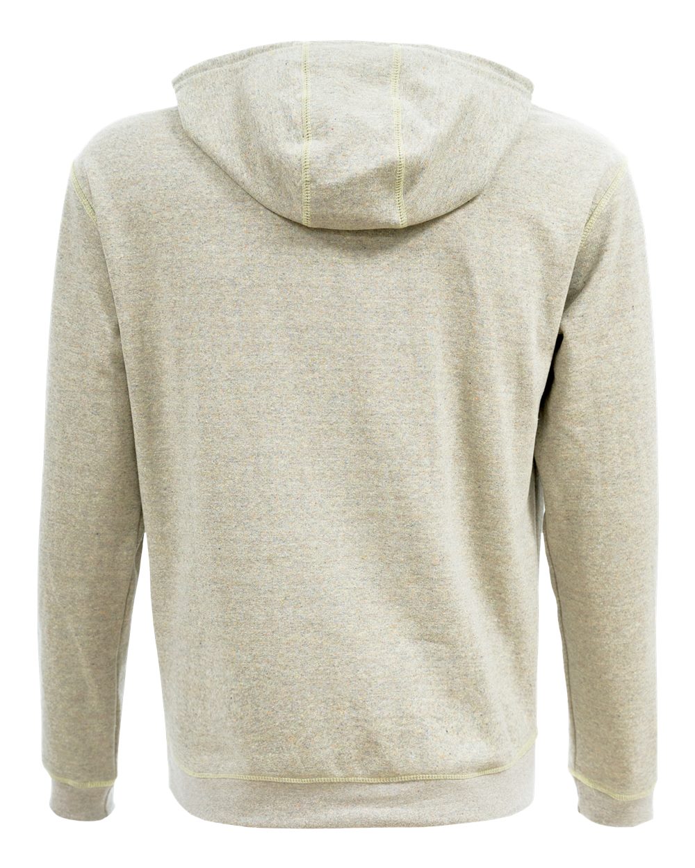 Rear View of Rainbow Fleece Hooded Sweatshirt - RC1093