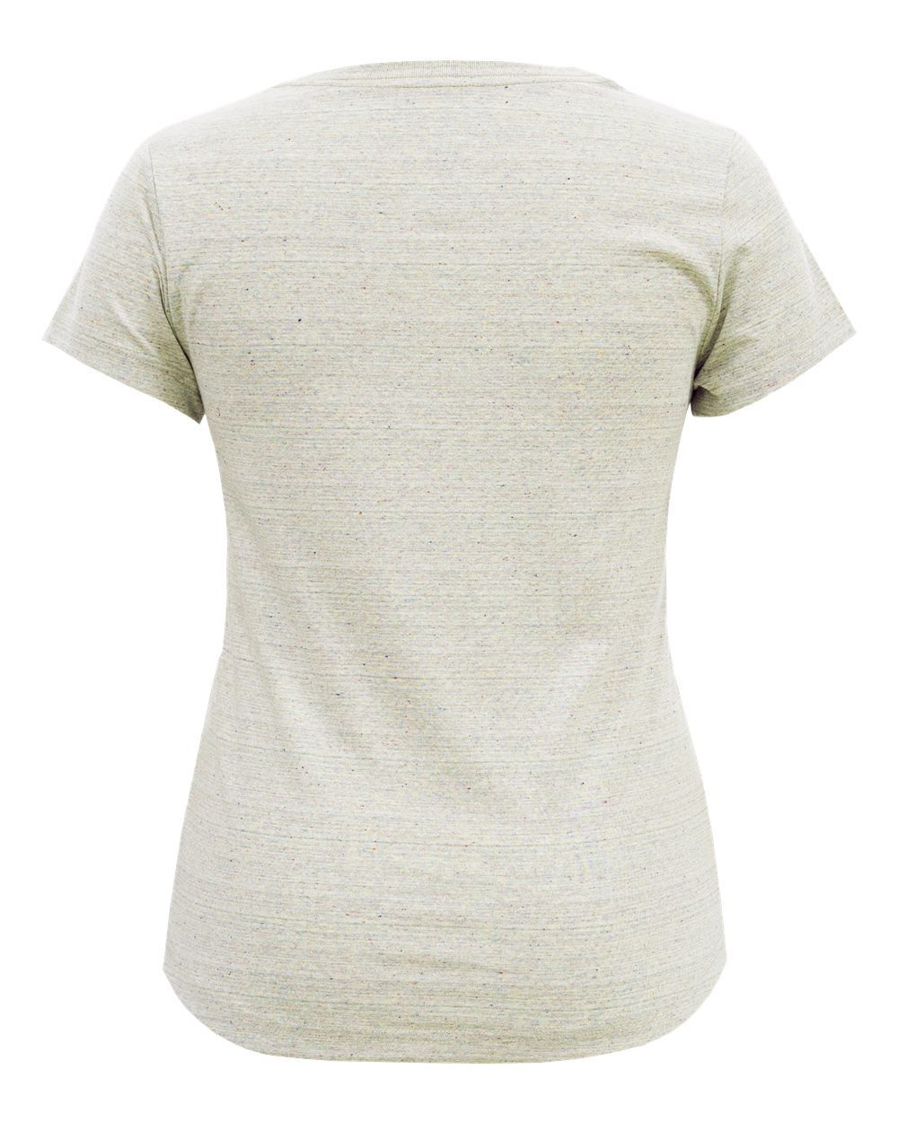 Rear View of Rainbow Women&#39;s Eco T-Shirt - EC200