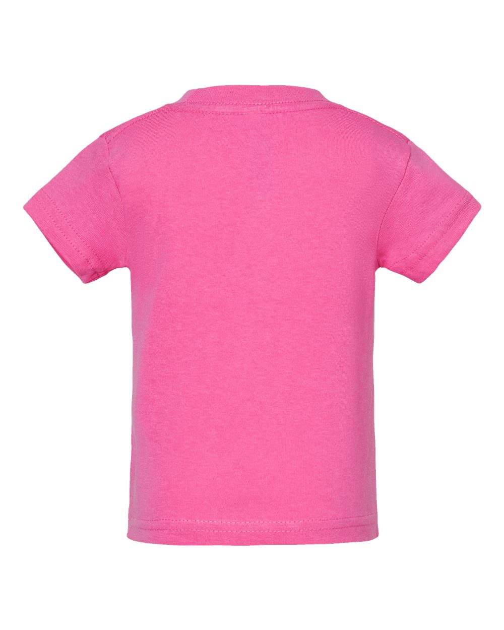 Front View of Raspberry Infant Cotton Jersey Tee - 3401