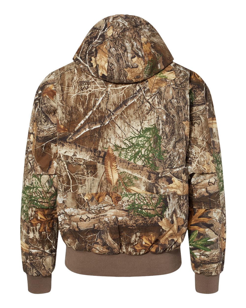 Rear View of Realtree Edge Laramie Power Move Jacket - 5034T plain