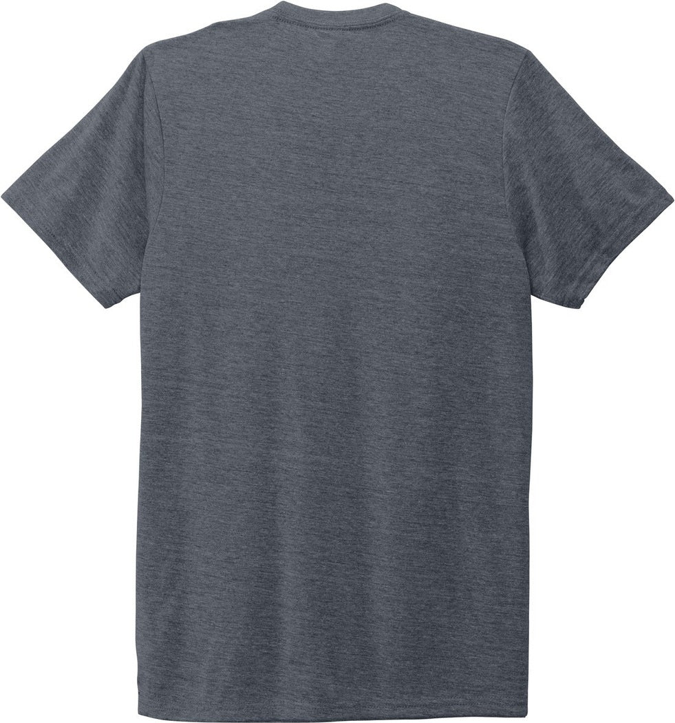 Rear View of Rebel Blue Allmade Unisex Tri-Blend Tee AL2004