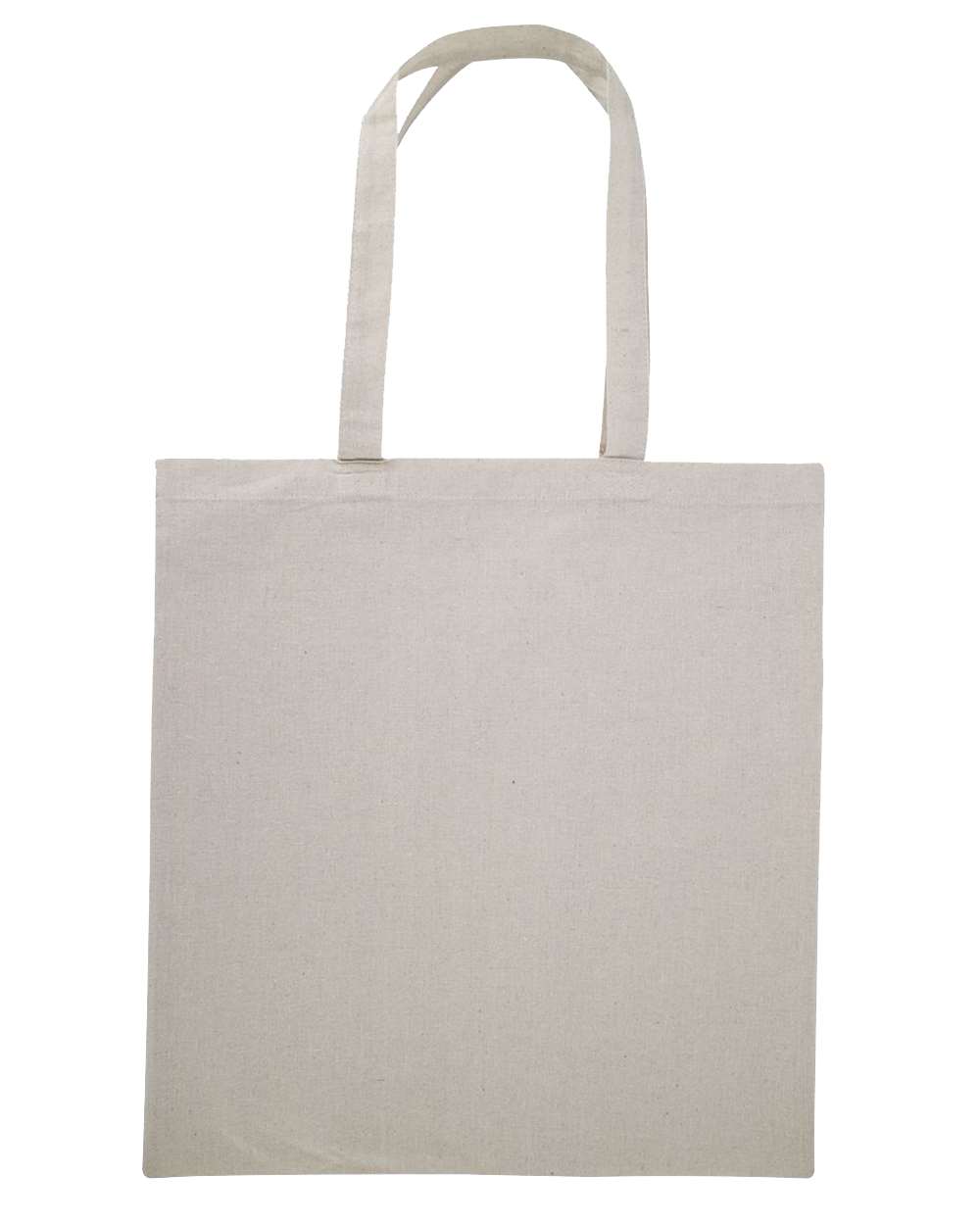 Front View of Recycled Natural Nicole Recycled Tote - 8860R