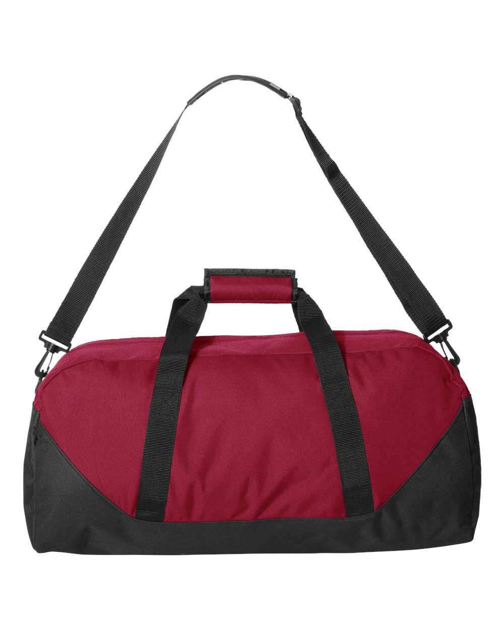 Front View of Red 22 1/2" Duffel Bag - 2251