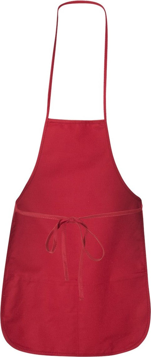 Front View of Red Apron - 5503