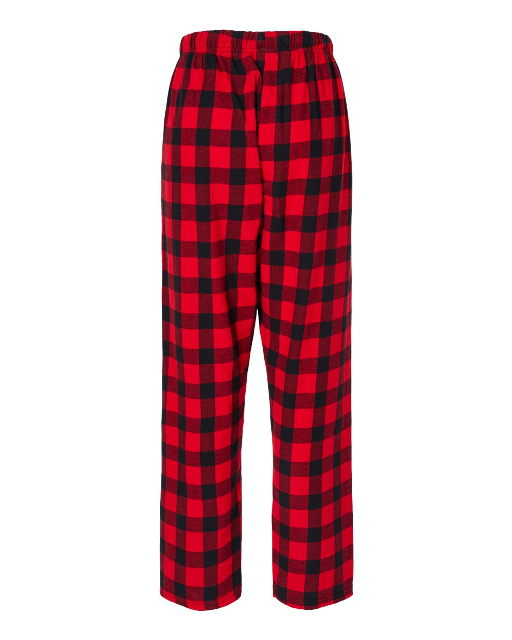 Front View of Red/ Black Buffalo Women's Haley Flannel Pants - BW6620