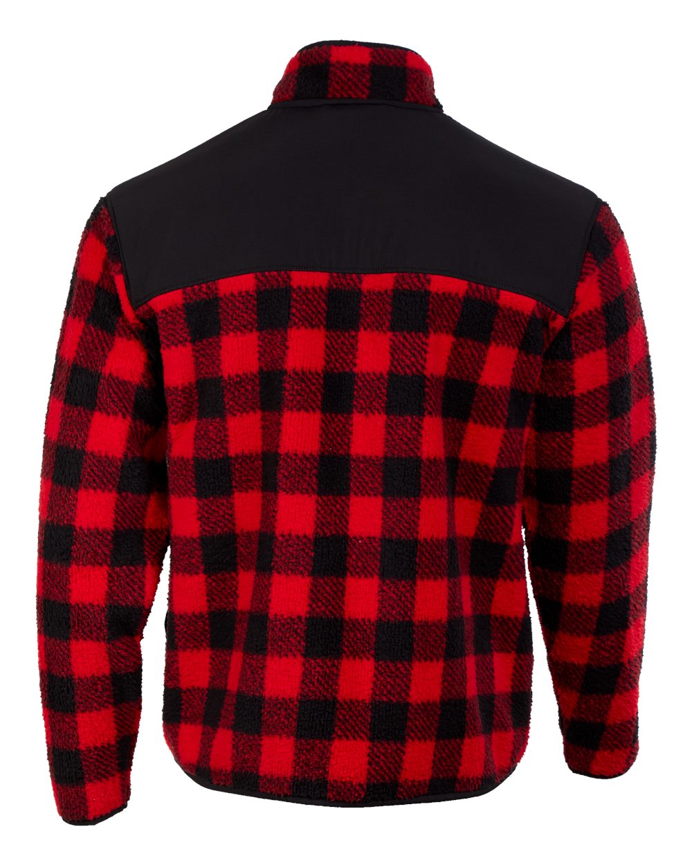 Front View of Red Buffalo/ Black Everest Peak Jacket - BM8102