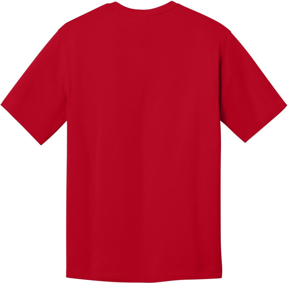 Front View of Red CornerStone Workwear Pro Short Sleeve Tee CS440