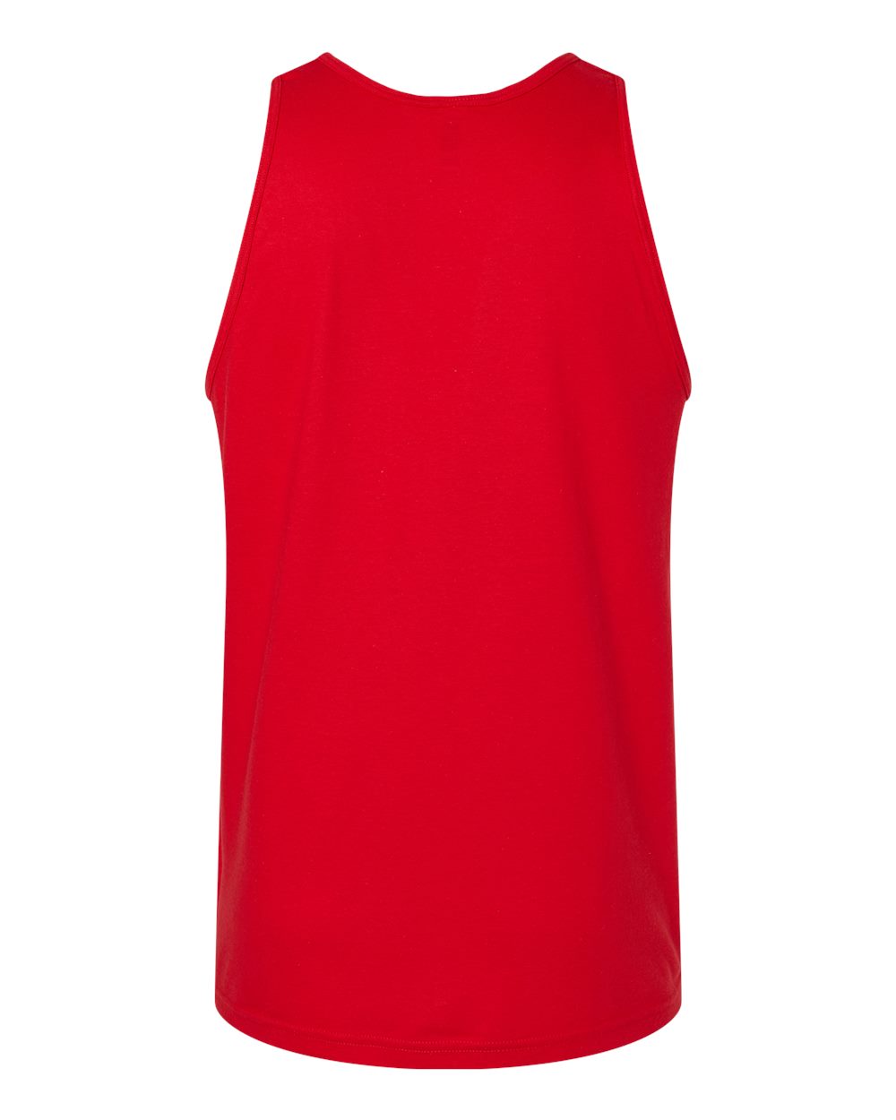 Front View of Red Fine Jersey Tank - 2408