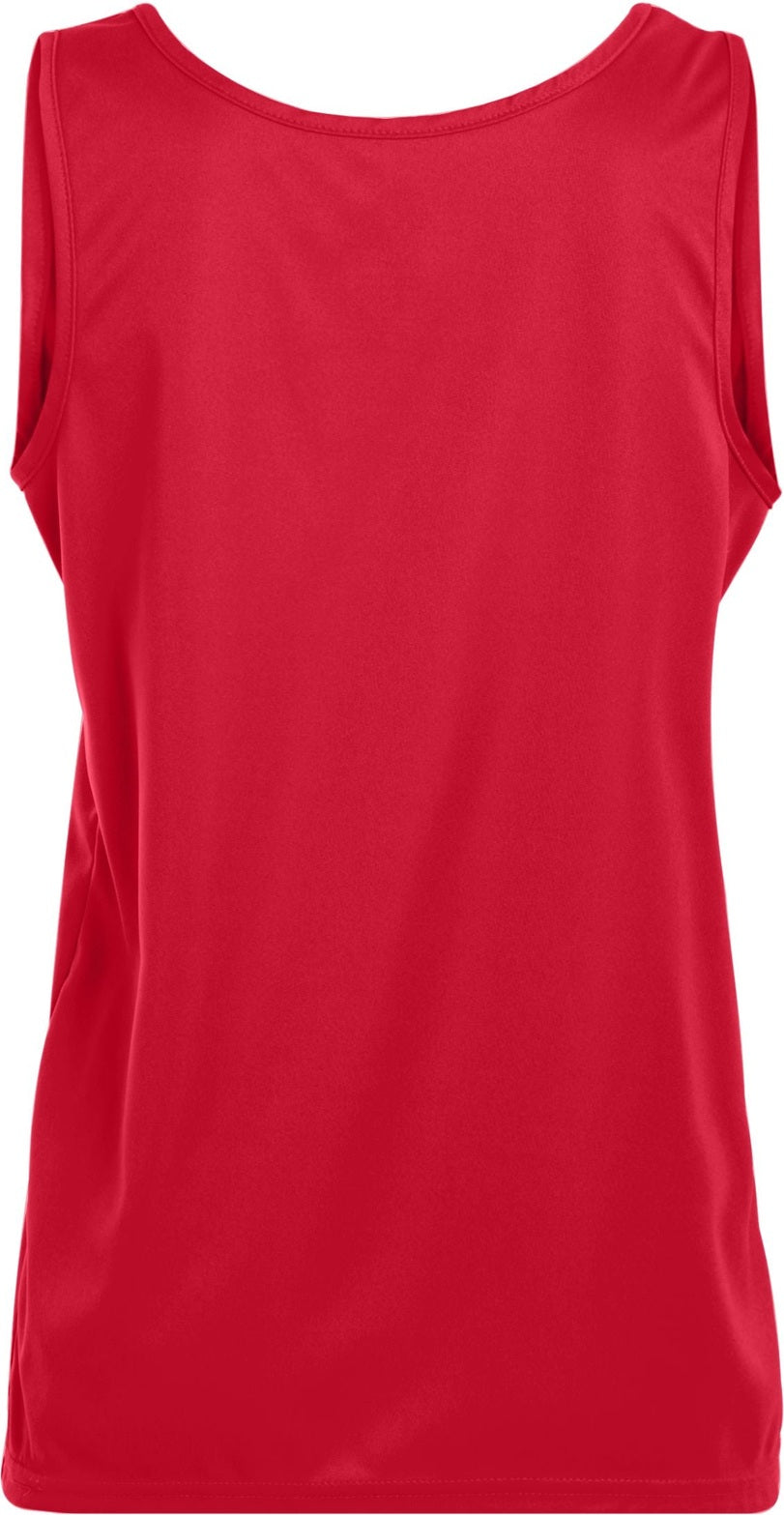 Rear View of RED GIRLS TRAINING TANK