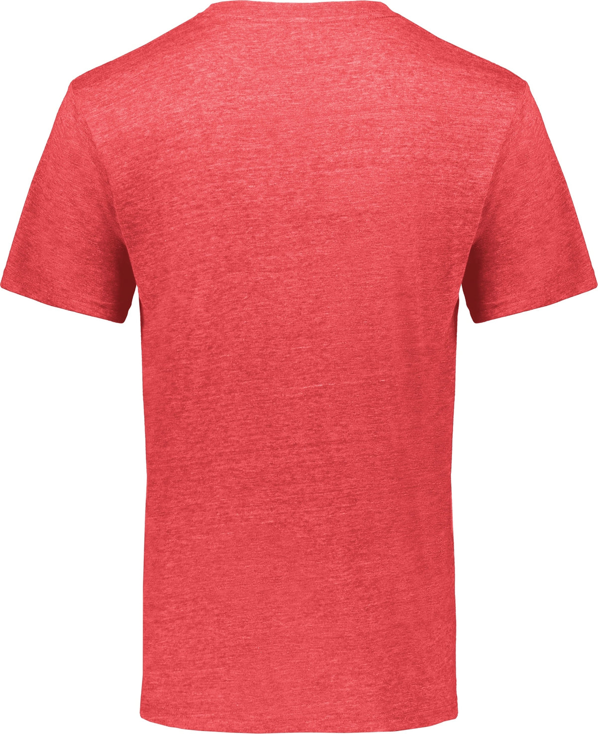 Rear View of RED HEATHER ALL-DAY CORE BSC TRI-BLND TEE