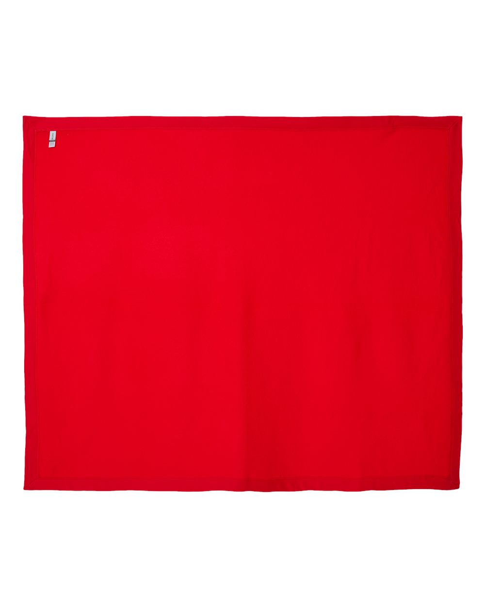 Front View of Red Heavy Blend Fleece Stadium Blanket - 18900