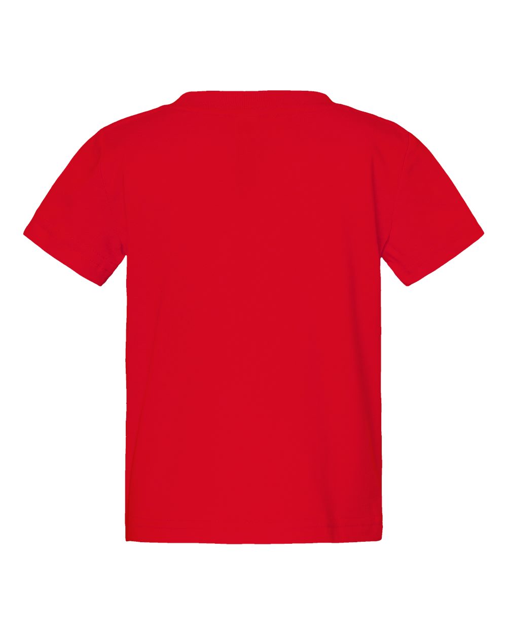 Front View of Red Infant Fine Jersey Tee - 3322