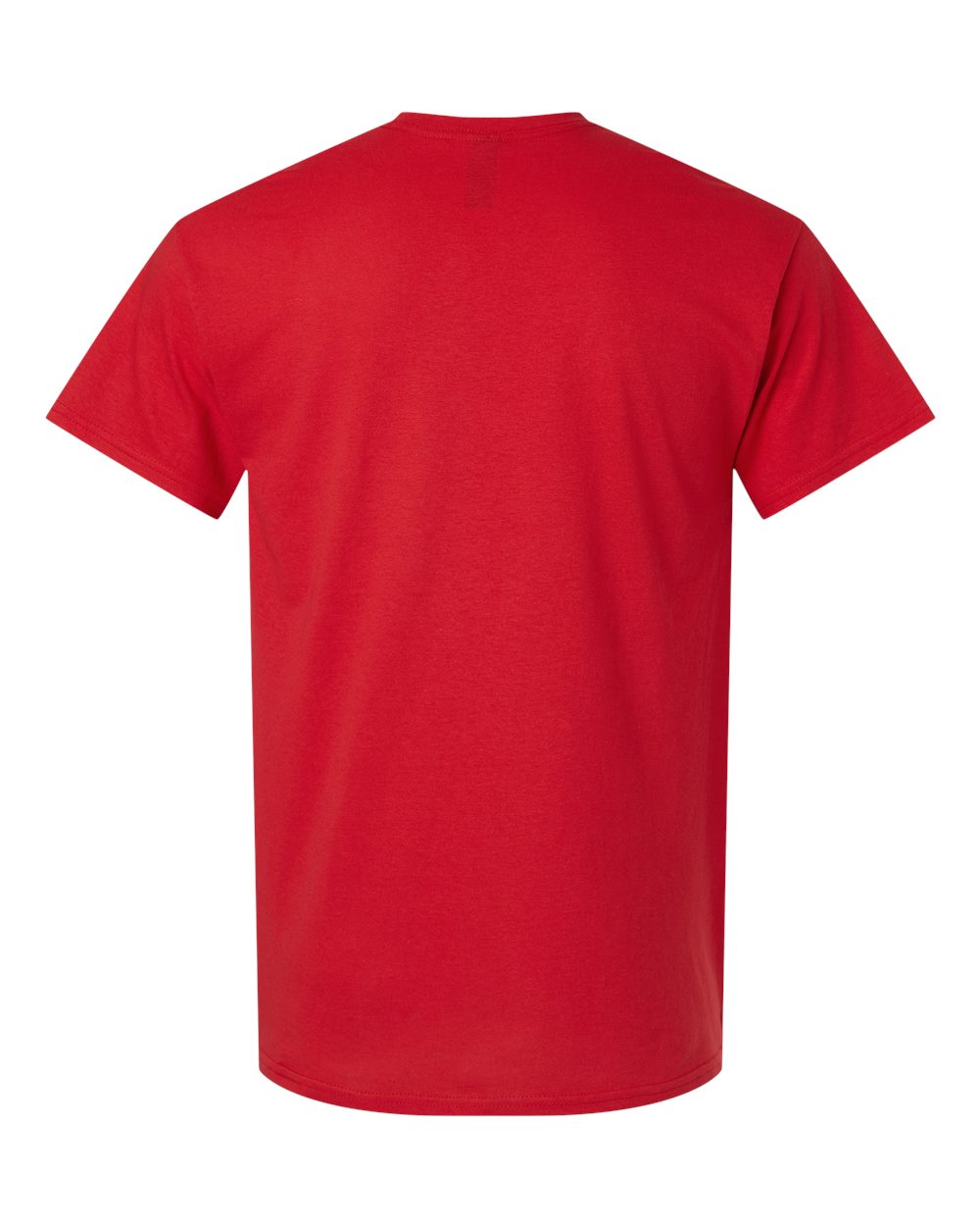 Front View of Red Light Cotton T-Shirt - 3000