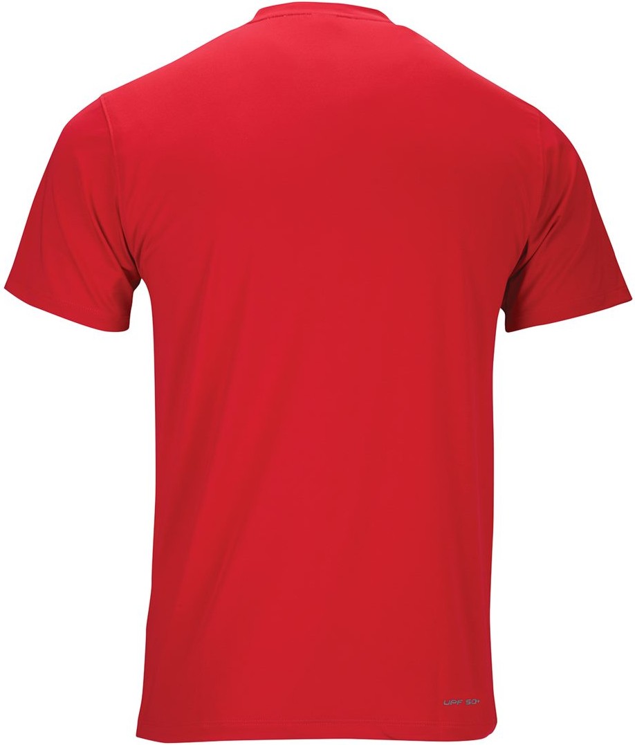 Rear View of Red Marathon Extreme Performance T-Shirt - 223