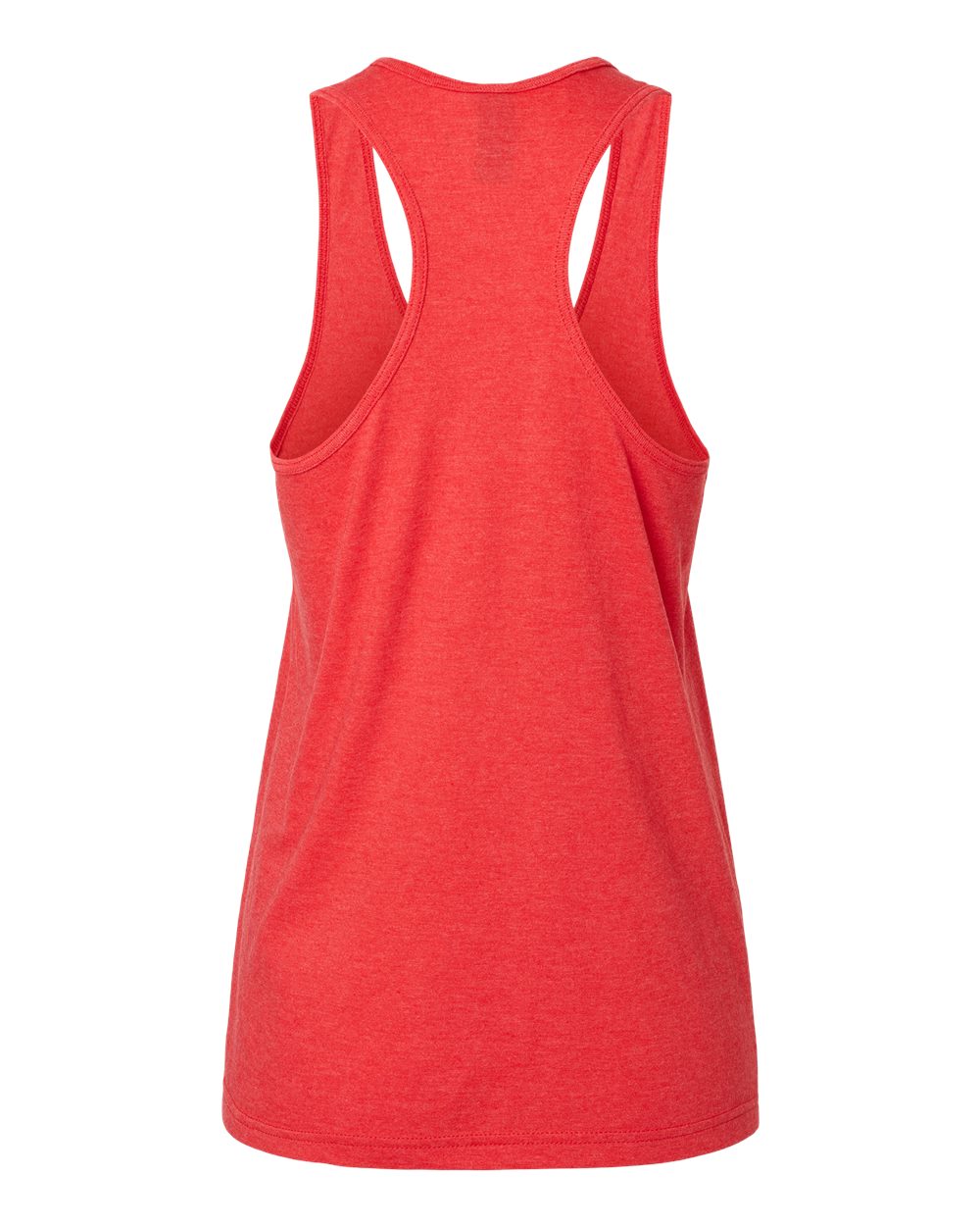 Front View of Red Mist Softstyle® Women’s CVC Racerback Tank Top - 64220LCVC