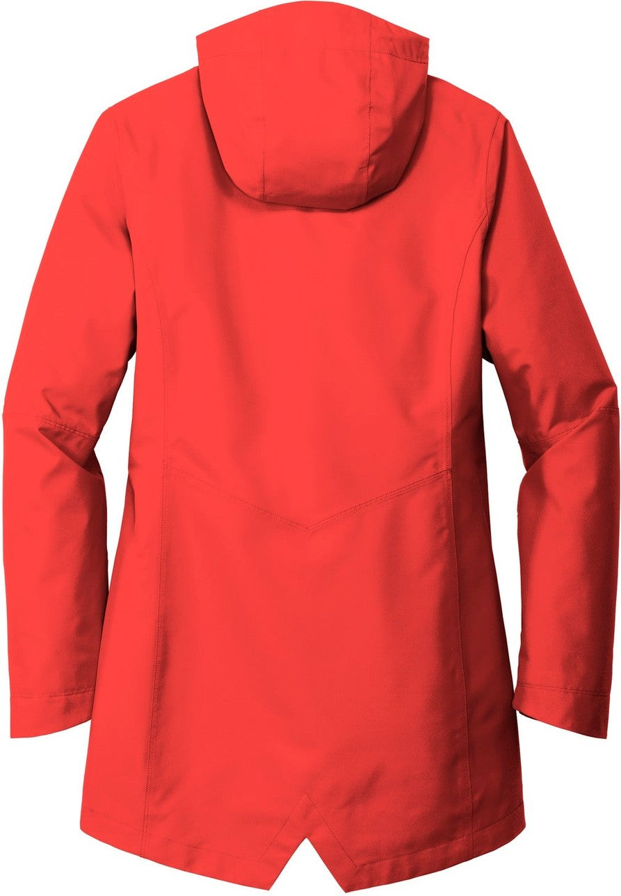 Rear View of Red Pepper Port Authority Women's Collective Outer Shell Jacket. L900