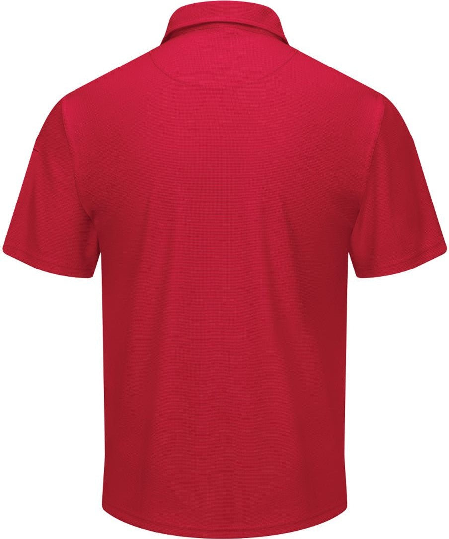 Front View of Red Performance Knit® Flex Series Pro Polo - SK90