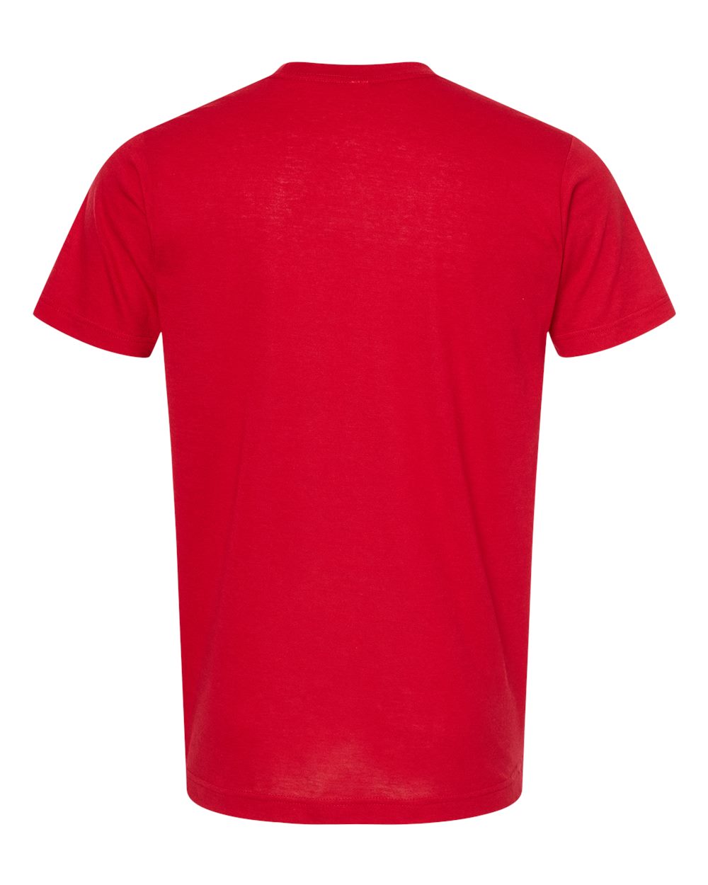 Front View of Red Poly-Rich T-Shirt - 241