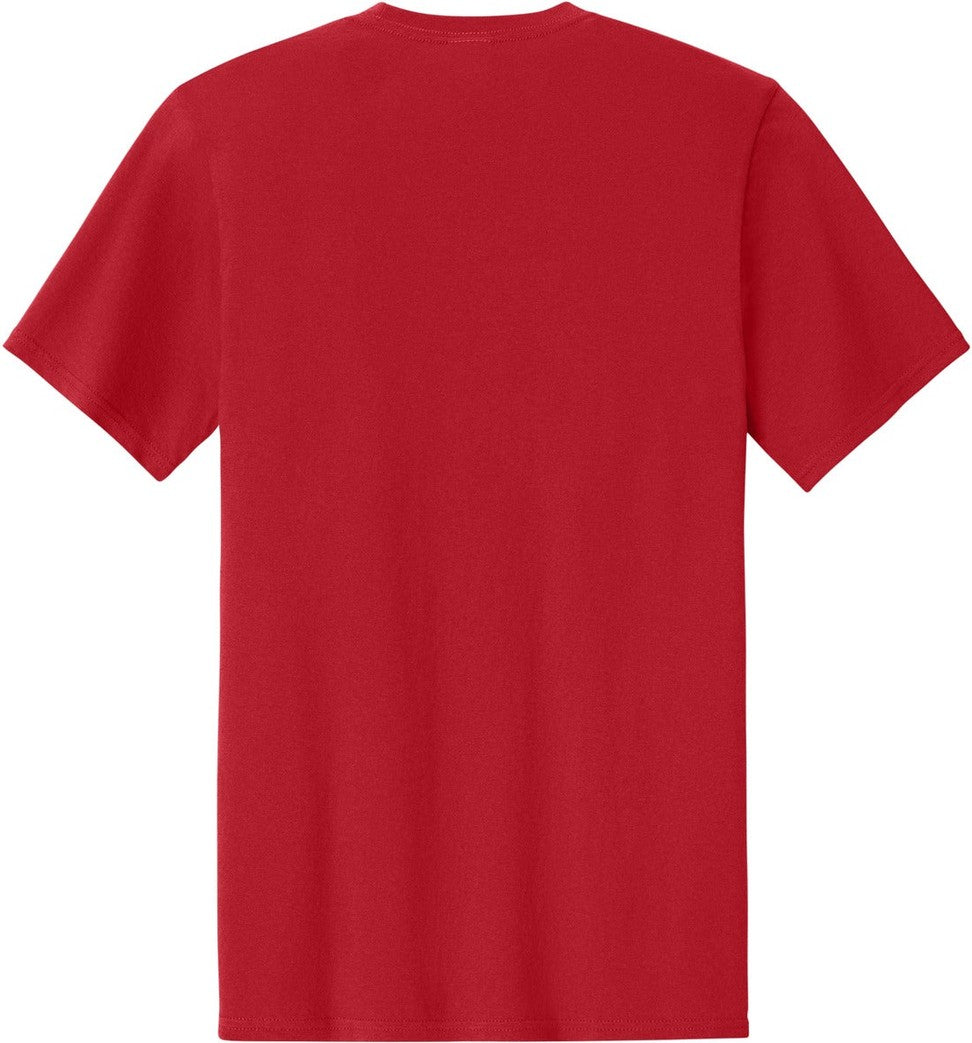 Front View of Red Port & Co Easy Cotton Tee PC43