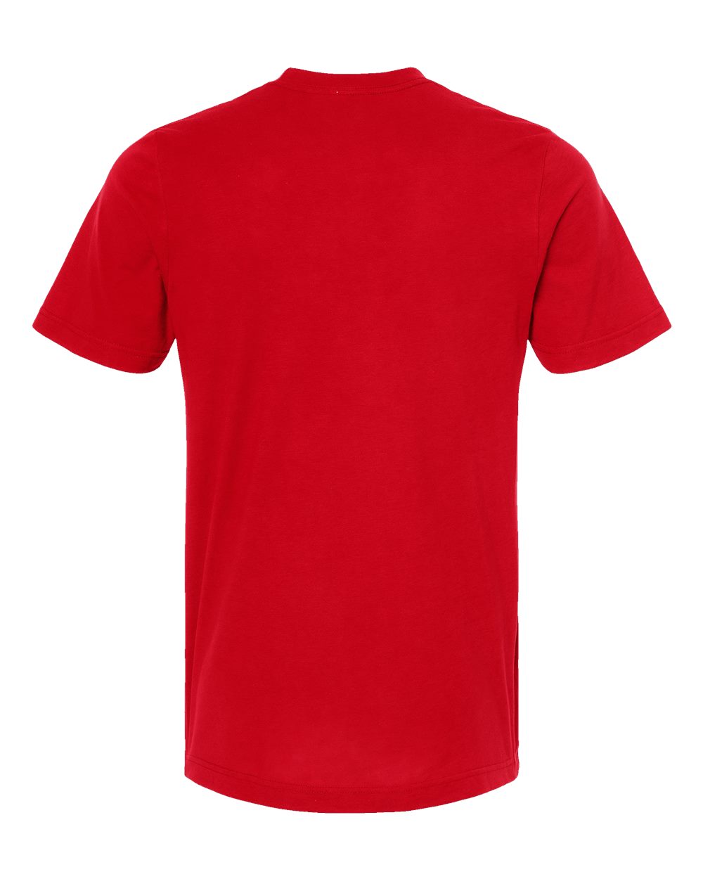 Front View of Red Premium Cotton T-Shirt - 502