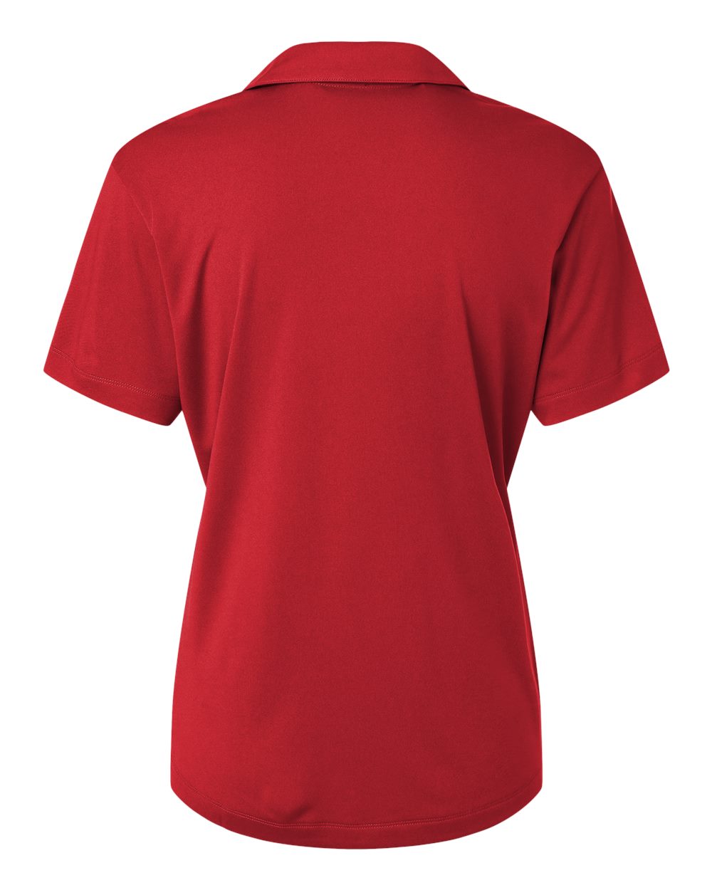Front View of Red Pro-Lock Women's Performance Polo - 41800L