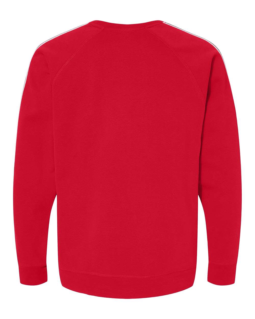 Front View of Red Rival Fleece Crewneck Sweatshirt - 8641