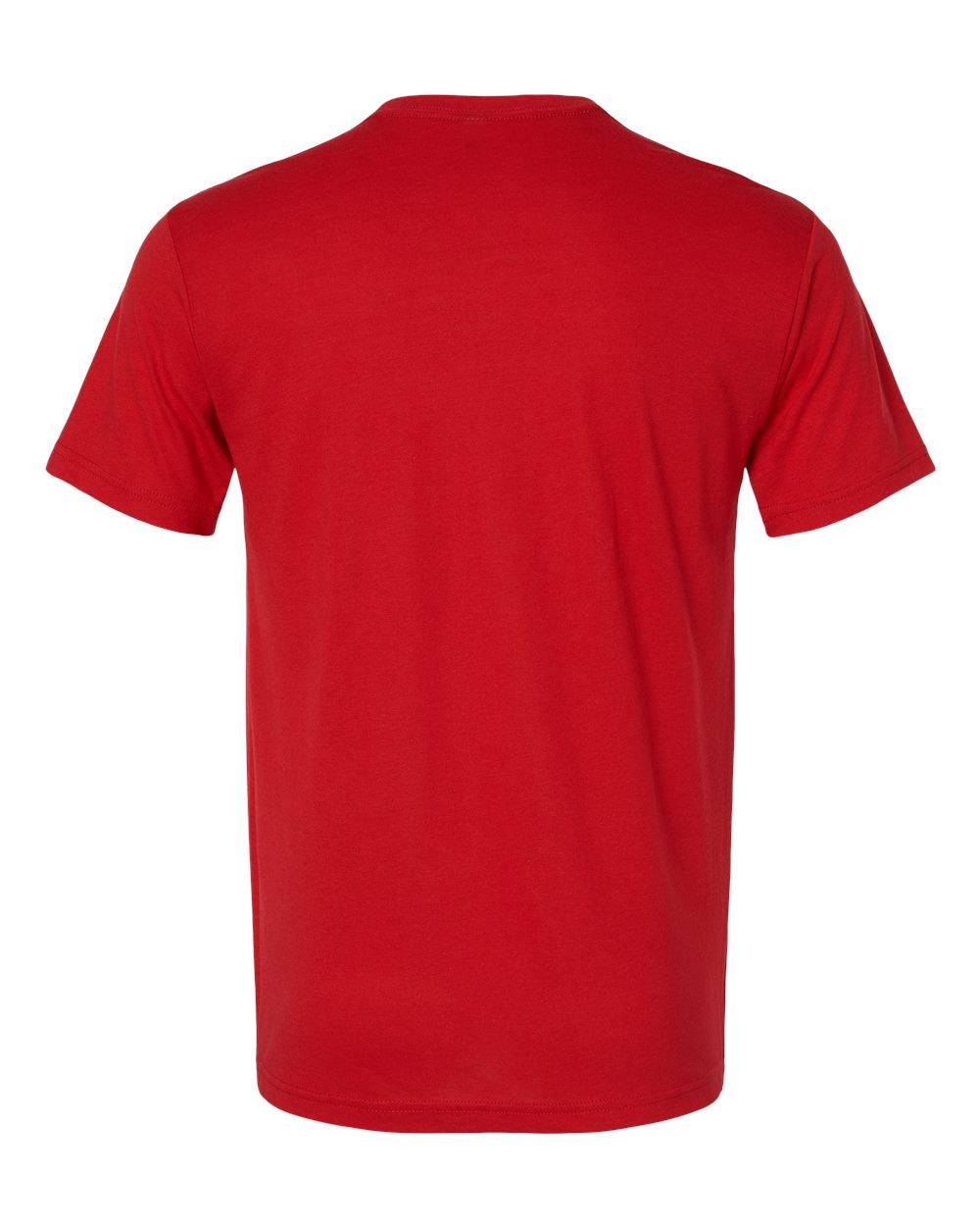 Front View of Red Triblend T-Shirt - 6010