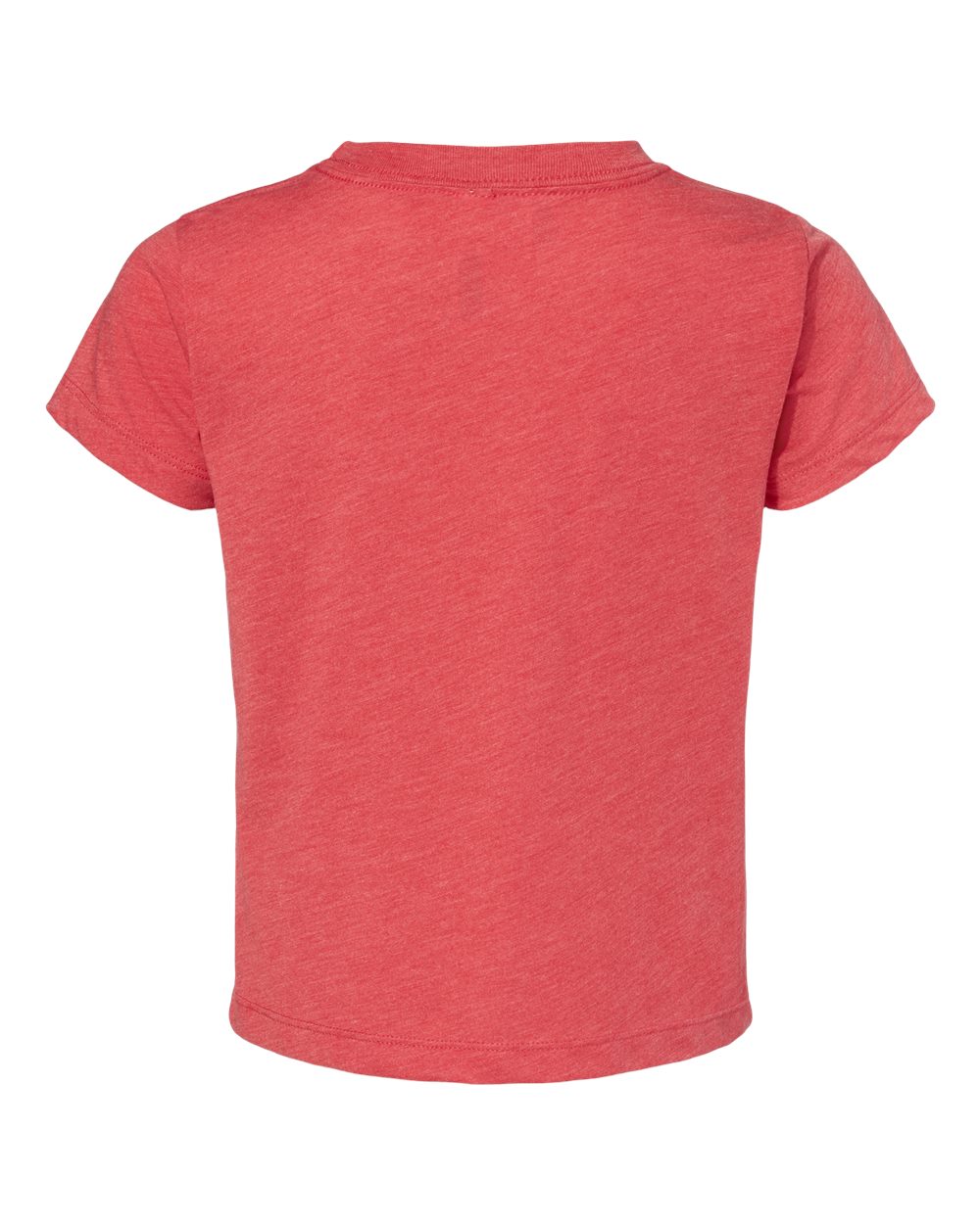 Front View of Red Triblend Toddler Triblend Tee - 3413T