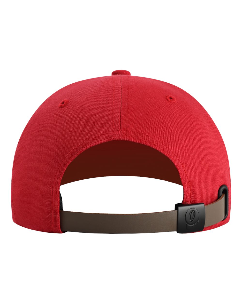 Rear View of Red/ White The Original Rope Five-Panel Cap - DNA001
