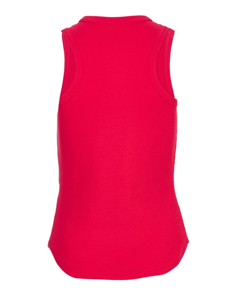 Front View of Red Women's Adrienne Tank Top - BW2501