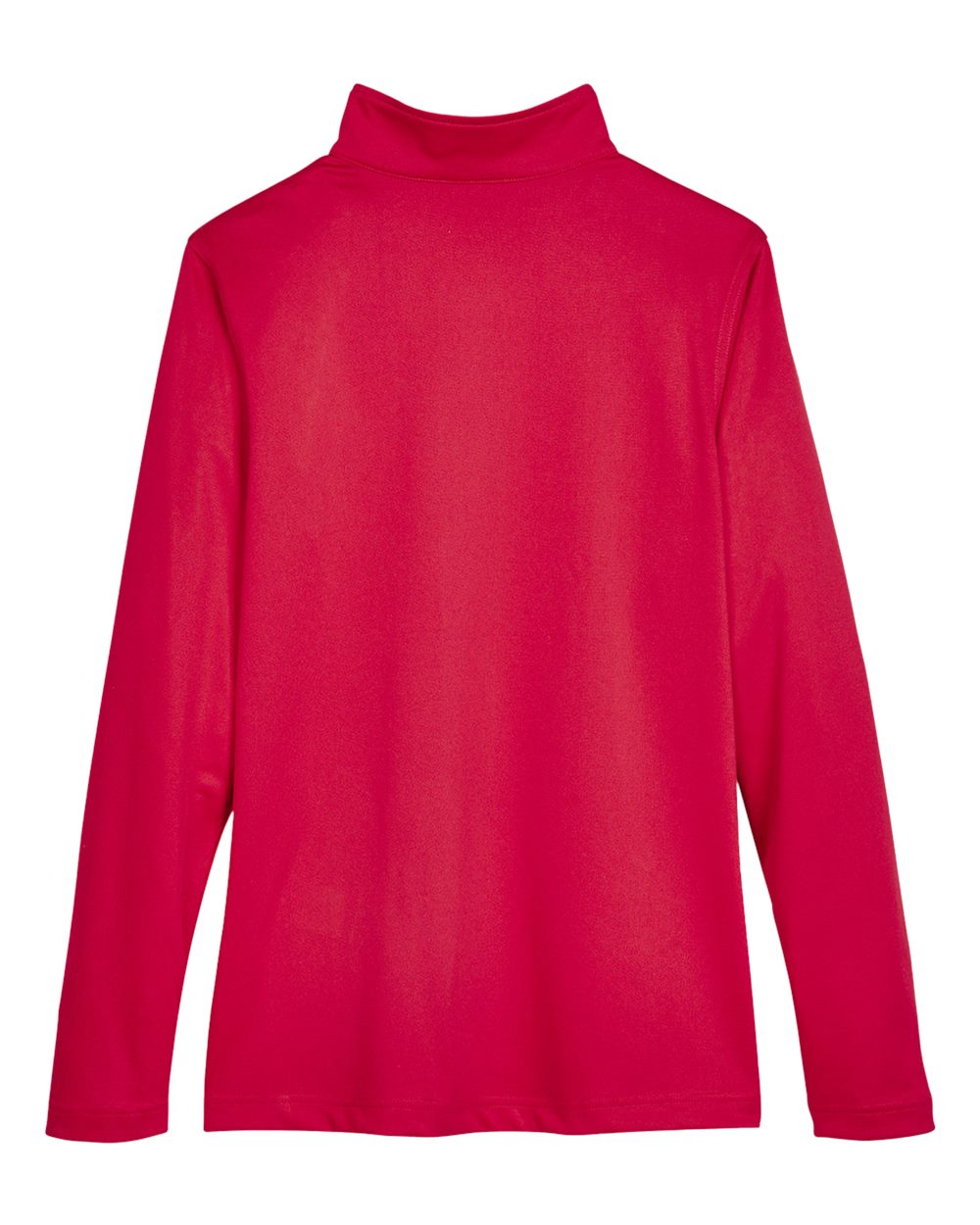 Front View of Red Women's Advantage Snag Protection Plus Quarter-Zip Pullover - M748W
