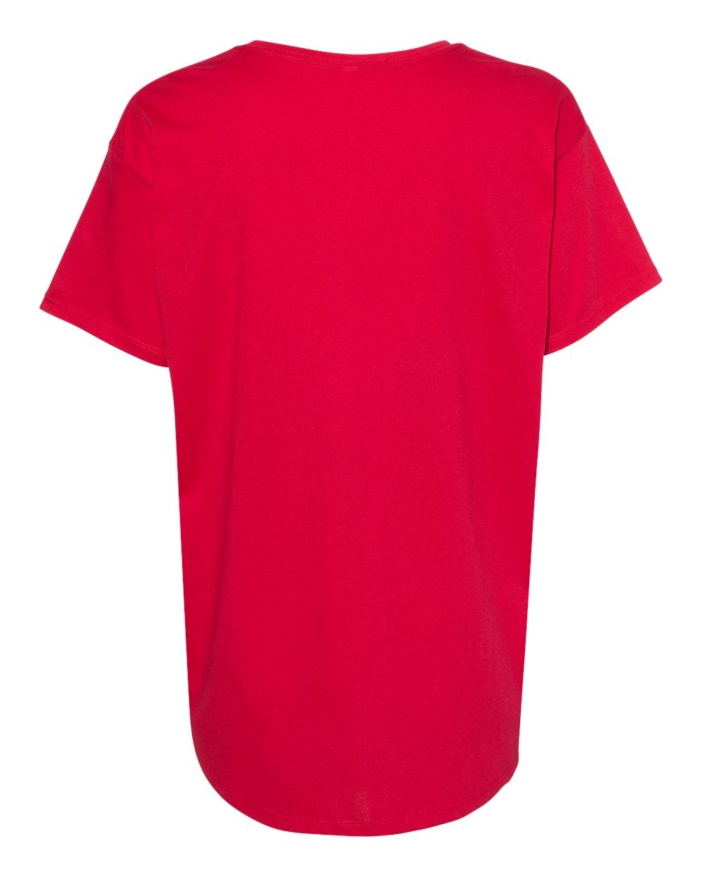 Front View of Red Women’s Ideal Flow T-Shirt - 1530