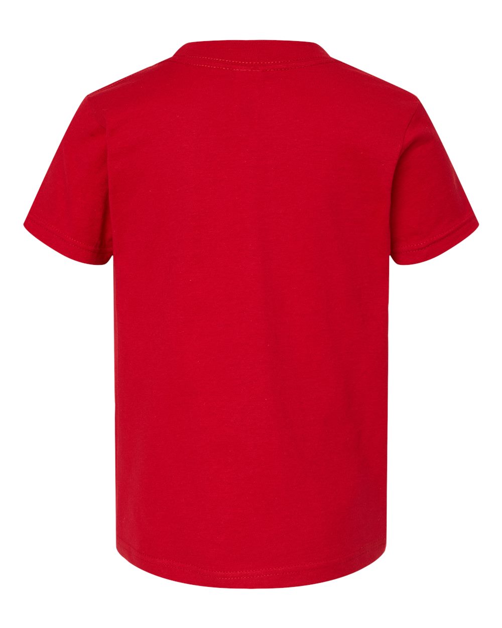 Front View of Red Youth Fine Jersey T-Shirt - 235