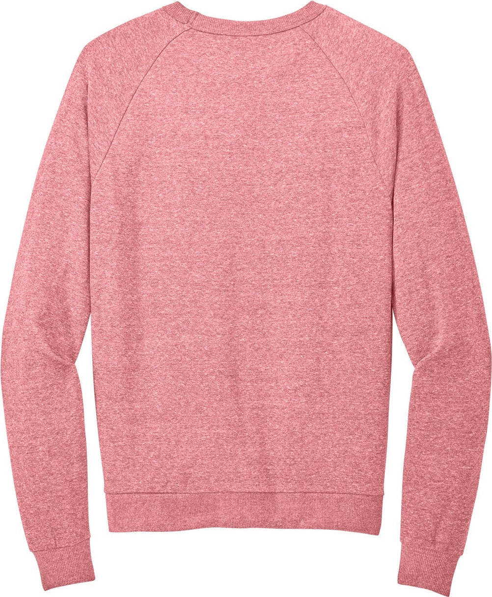 Front View of RedFrost District Perfect Tri Fleece Crewneck Sweatshirt DT1304