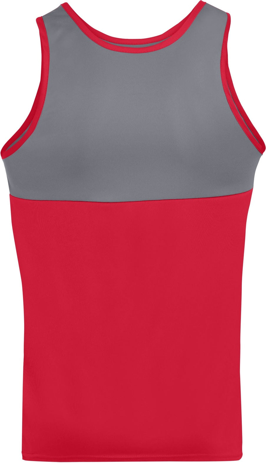 Rear View of RED/GRAPHITE ACCELERATE JERSEY