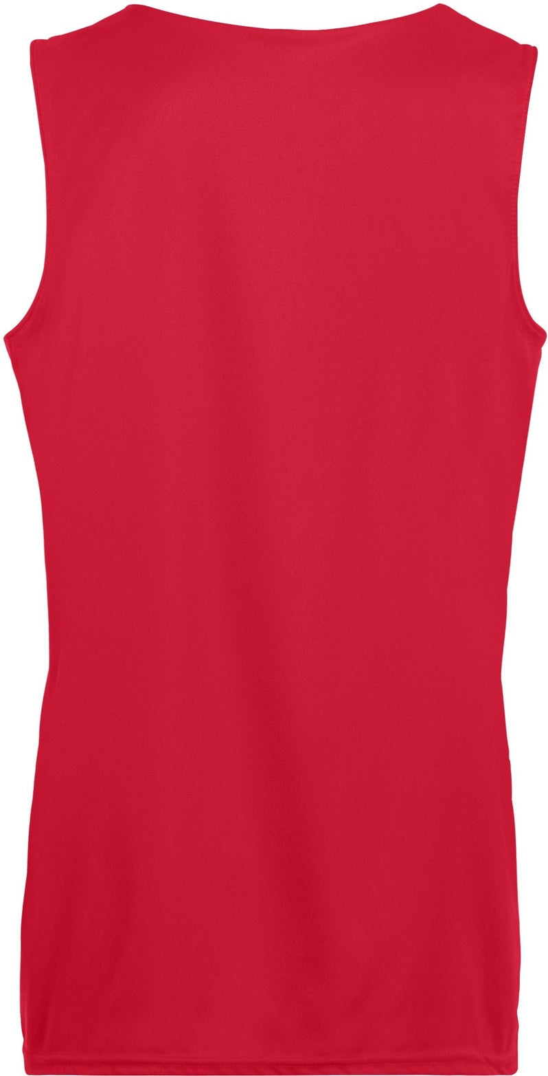 Rear View of RED/WHITE LDS REVERSIBLE WICKING TANK